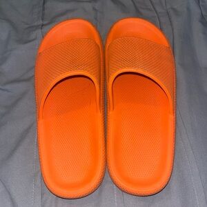 Women’s Orange Slip Ons